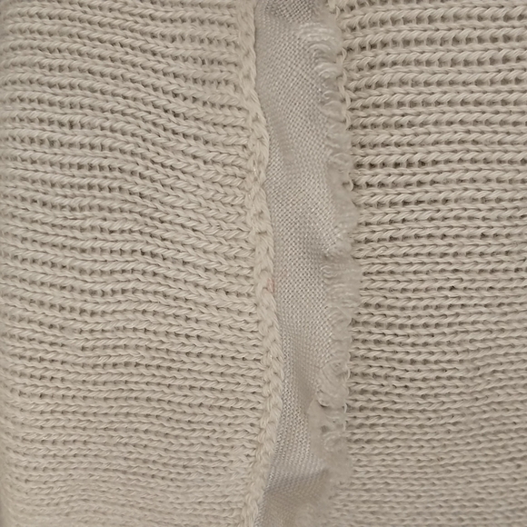 Eileen Fisher Cotton Linen Cardigan Sweater Neutral Natural Greige Clr Layering - Picture 5 of 12